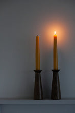 Load image into Gallery viewer, Burnt Oak Candle Holder