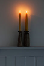 Load image into Gallery viewer, Burnt Oak Candle Holder