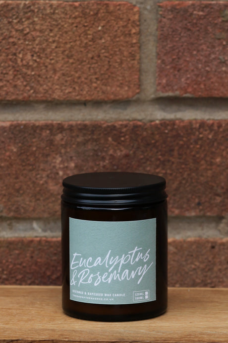Eucalyptus & Rosemary Beeswax & Rapeseed Candle