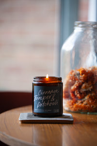 Cinnamon, Juniper & Patchouli Beeswax & Rapeseed Candle