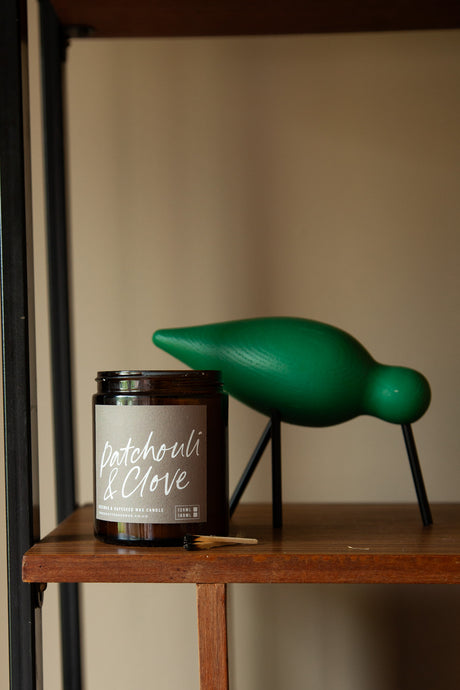 Patchouli & Clove Beeswax & Rapeseed Jar Candle