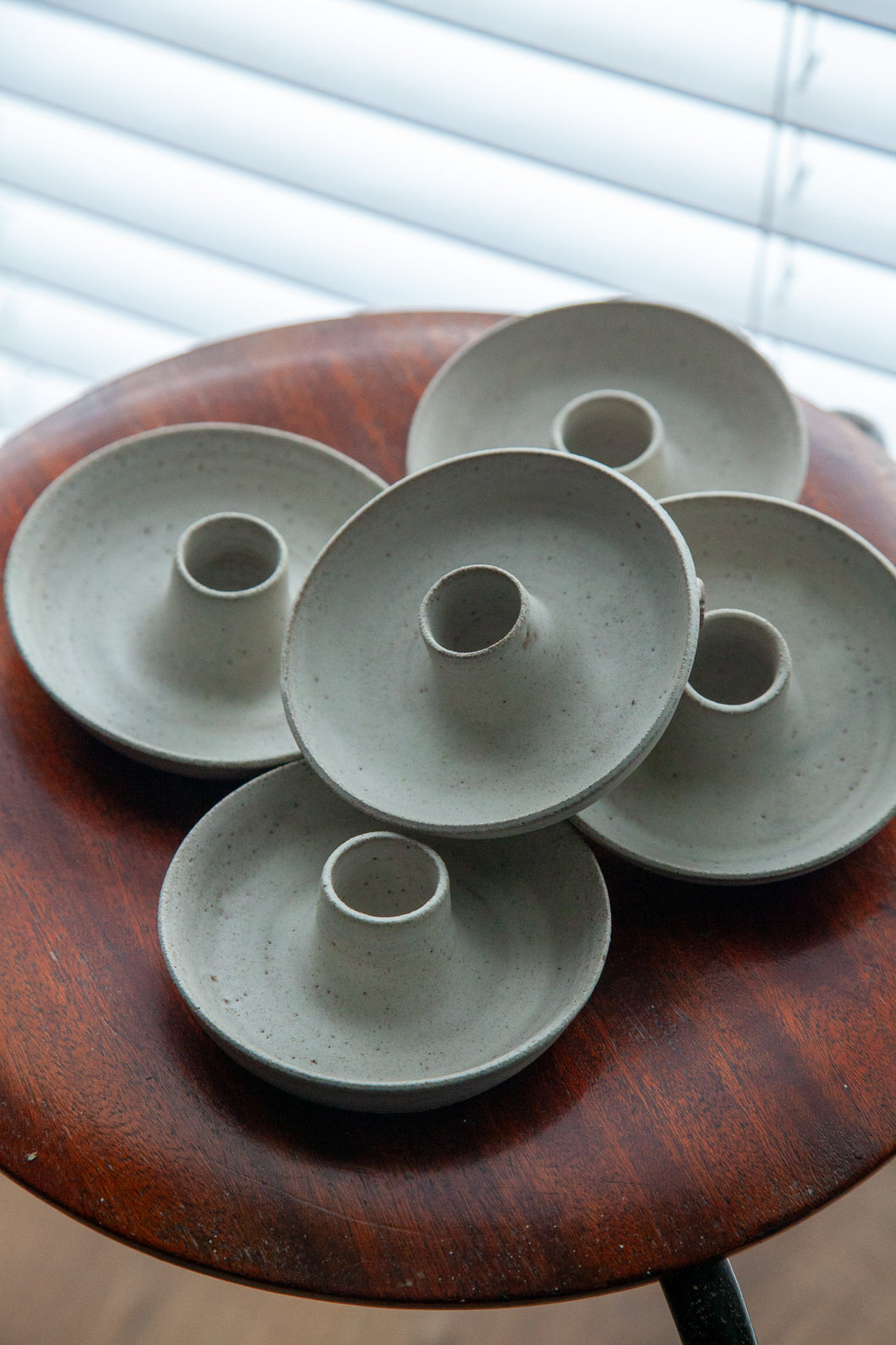 Natural White Candle Holders