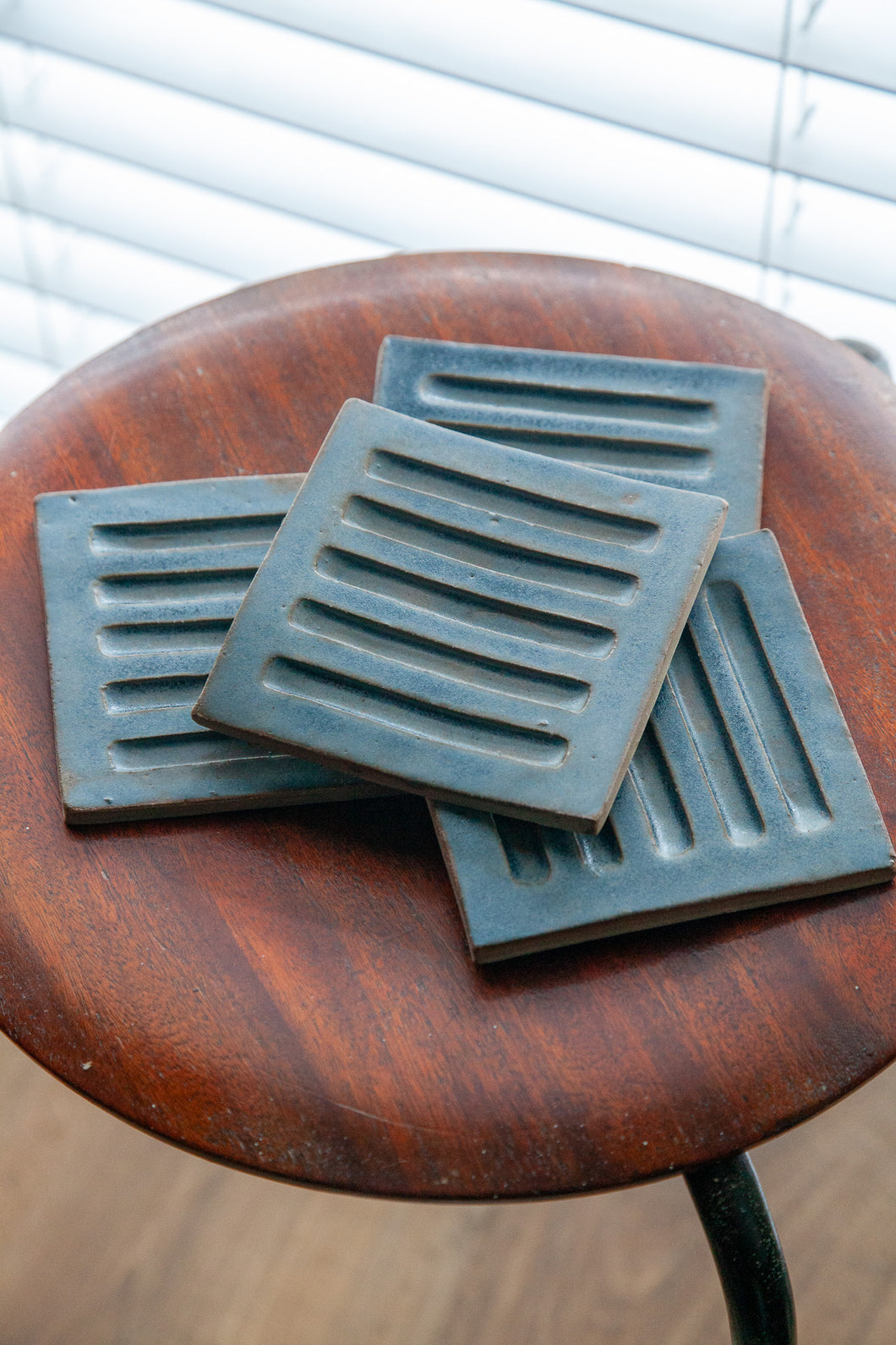 Aqua Glazed Soap Dish