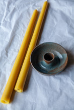 Load image into Gallery viewer, Blue &amp; Brown Glazed Candle Holder