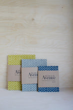 Load image into Gallery viewer, Reusable Cotton Beeswax Wrap - Ochre Zigzag Lines
