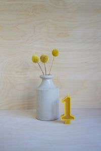 Number Candles – Pure Beeswax