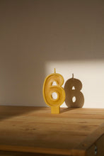 Load image into Gallery viewer, Number Candles – Pure Beeswax