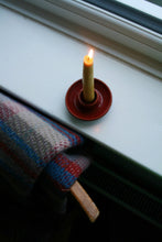 Load image into Gallery viewer, Handmade Ceramic Candle Stick Holder - Cinnamon