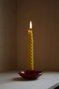 Spiral Beeswax Candles