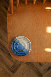 Handmade Ceramic Soap Dish - Blue