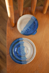 Handmade Ceramic Soap Dish - Blue