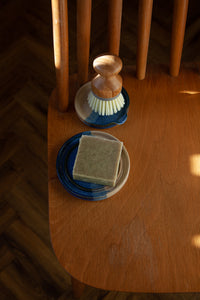 Handmade Ceramic Soap Dish - Blue