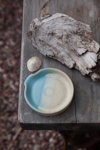 Handmade Ceramic Spoon Rest - Coast