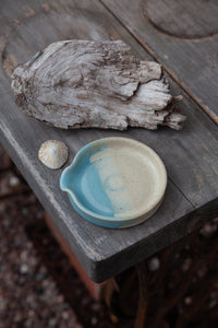 Handmade Ceramic Spoon Rest - Coast