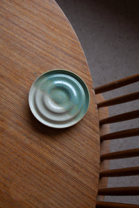 Handmade Ceramic Drip Soap Dish - Green