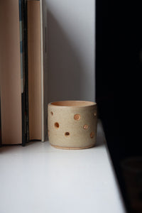 Handmade Ceramic Tea Light - Honey