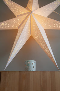 Handmade Ceramic Tea Light - Speckled
