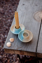 Load image into Gallery viewer, Handmade Ceramic Candle Stick Holder - Coast