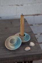 Load image into Gallery viewer, Handmade Ceramic Candle Stick Holder - Coast