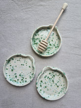 Load image into Gallery viewer, Handmade Ceramic Spoon Rest -Speckled